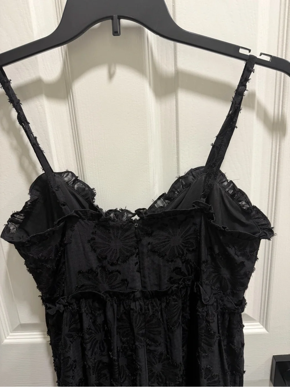 Altar’d state Black Textured Tiered Maxi Dress - Women's